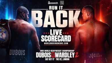 Dubois vs Wardley II PPV